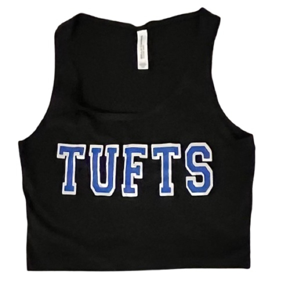 NWOT- Tufts University Logo Cropped Tank Top